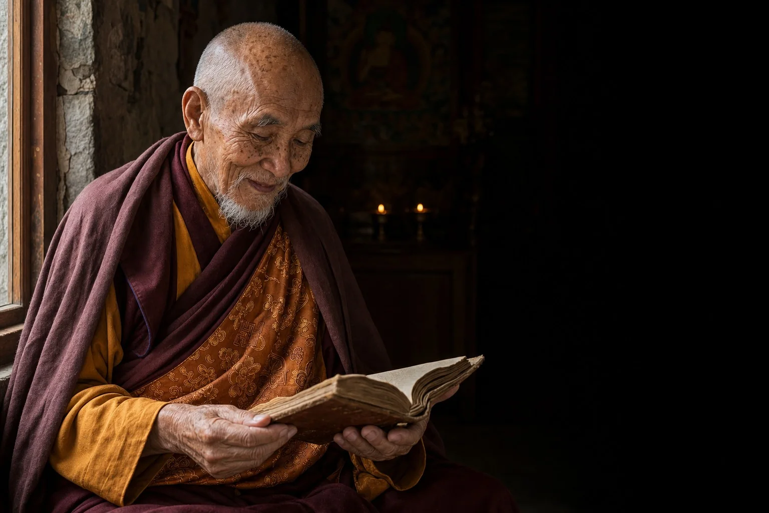 El Abu leyendo el códice